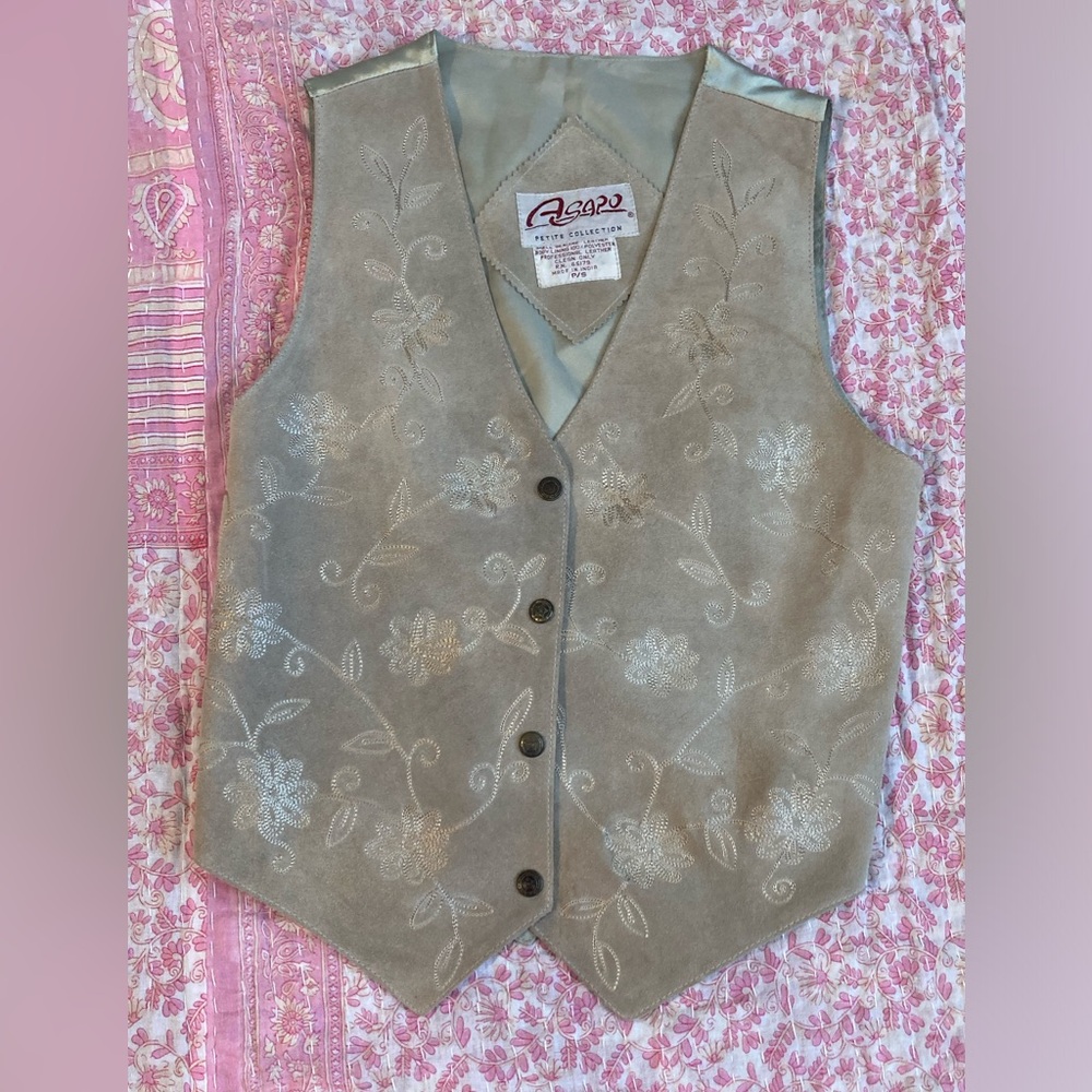 Vintage Embroidered Vest